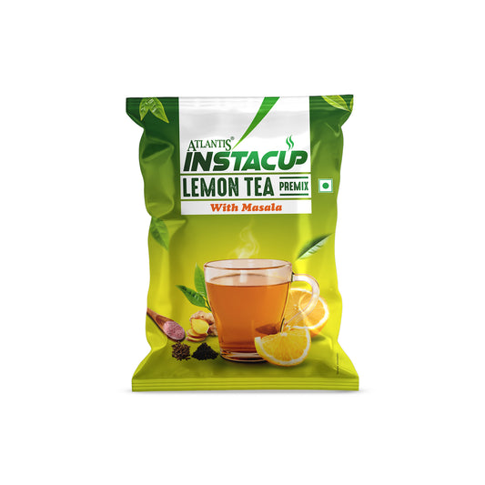 Atlantis Lemon Masala Tea Premix – Tangy & Spicy Blend for Vending Machines | Just Add Hot Water for Instant Refreshment