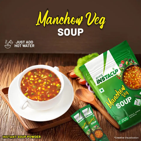 instacup manchow veg soup sachets premix