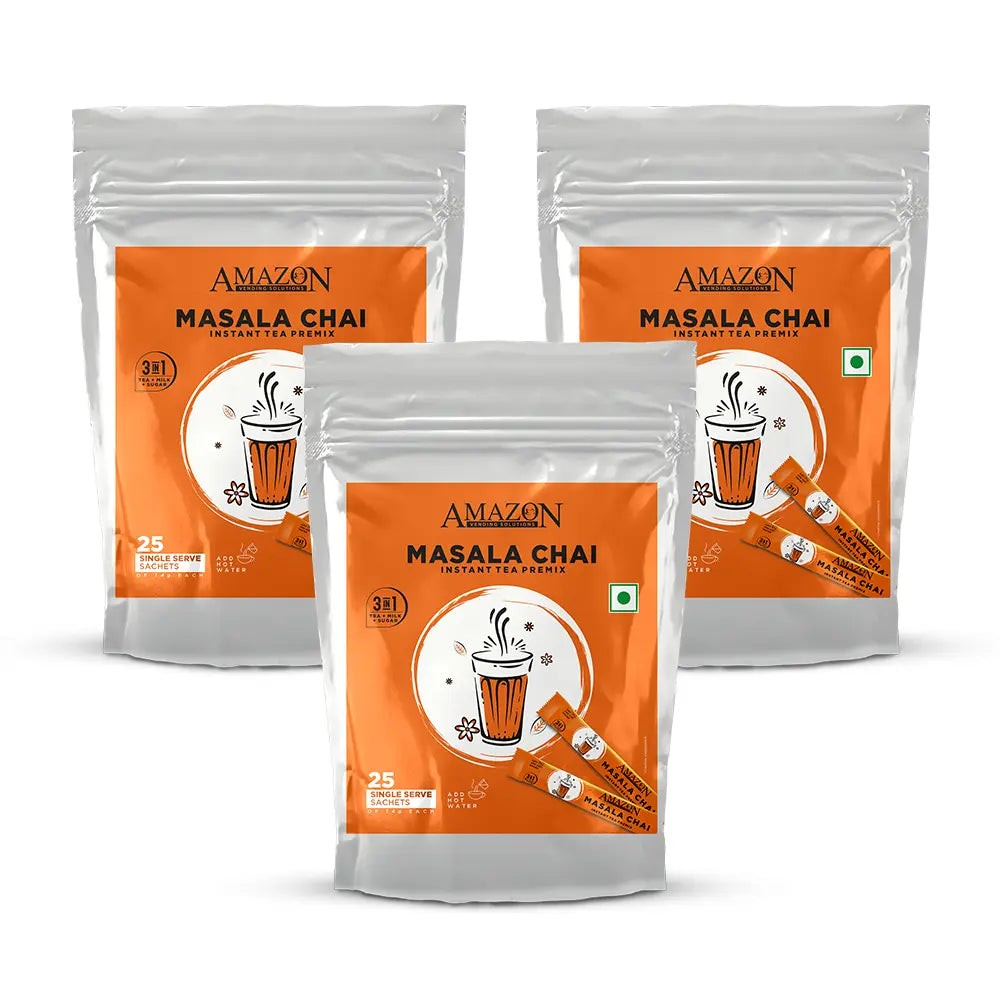 AMAZON 3-in-1 Masala Tea Premix 25 Sachets Pack