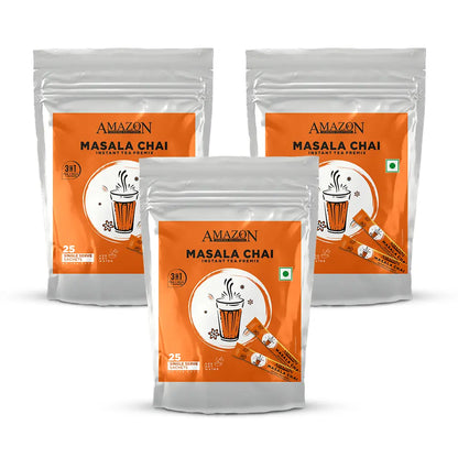 AMAZON 3-in-1 Masala Tea Premix 25 Sachets Pack