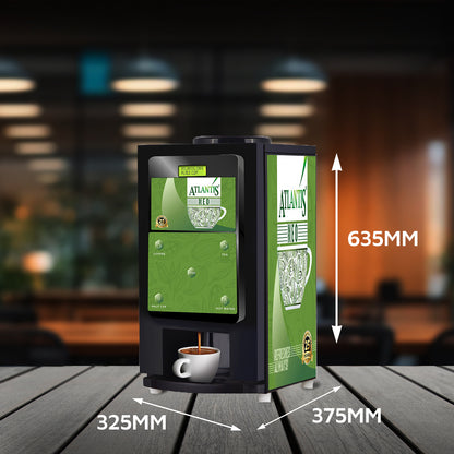 ATLANTIS NEO 2-Lane Tea and Coffee Vending Machine