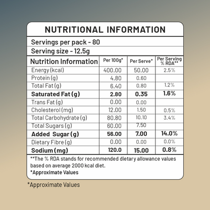 ATLANTIS Nukkad 3-in-1 Cardamom Tea Premix – 1kg Pack for Vending Machines | Strong Taste, No Milk or Sugar Needed
