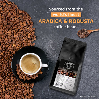 AMAZON Roasted Coffee Beans | 1kg | Uses in Atlantis Brew Coffee Machine