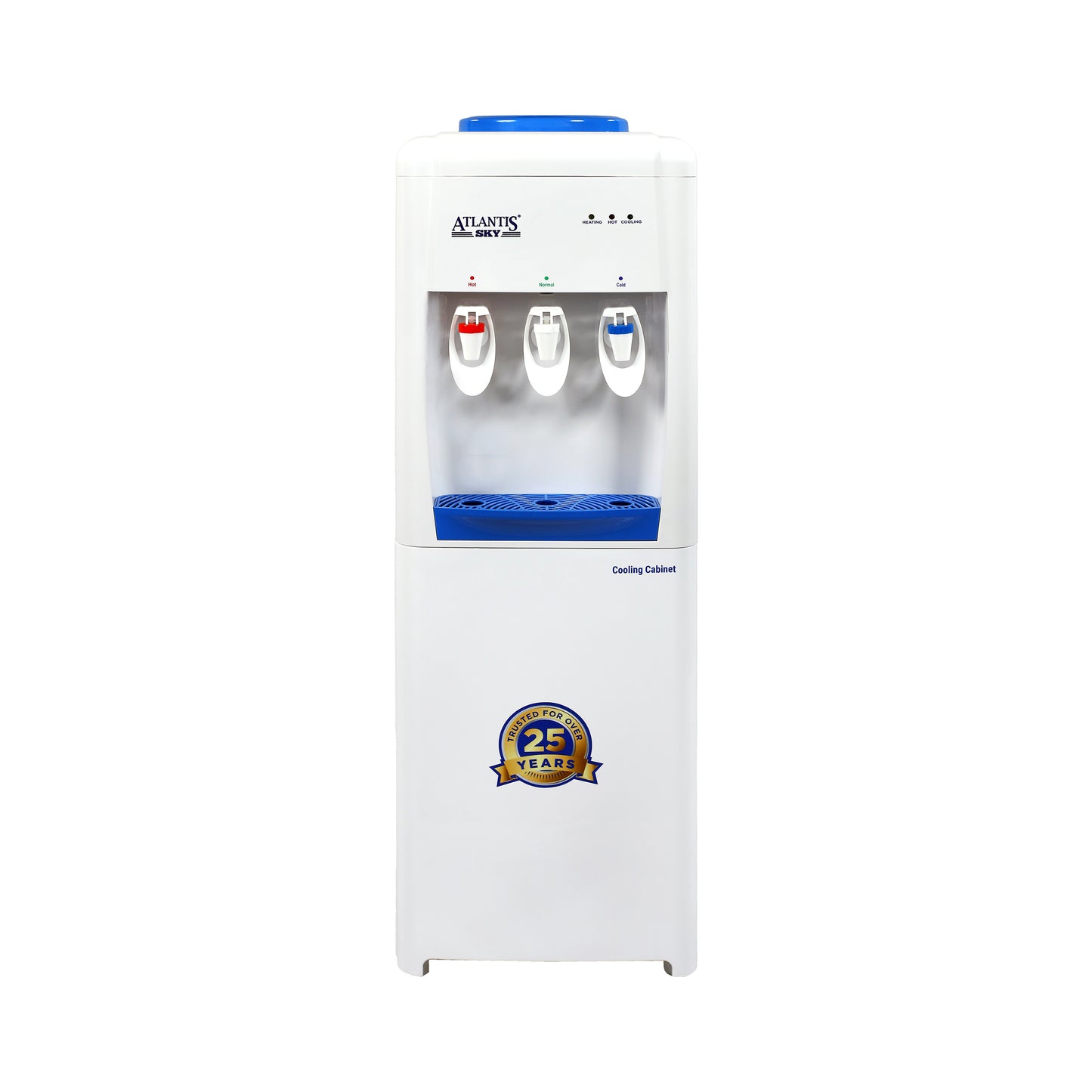 ATLANTIS SKY (Hot, Normal & Cold) Floor Standing Water Dispenser | Cooling Cabinet-3 Taps