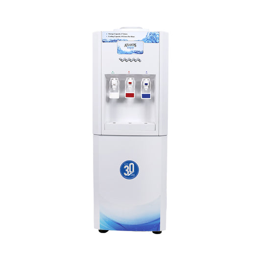 ATLANTIS SUPER Floor Standing Water Dispenser with RO Compatible (Available Space for RO Setup)- 3 Taps (15l Large Cold Tank Capacity)