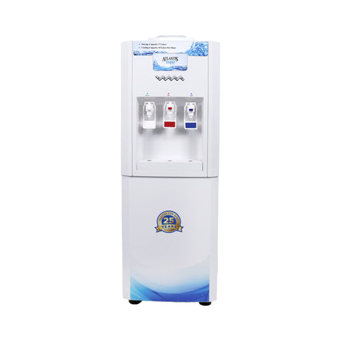 ATLANTIS SUPER (Normal, Hot & Cold) Floor Standing Water Dispenser with RO Compatible (Available Space for RO Setup)