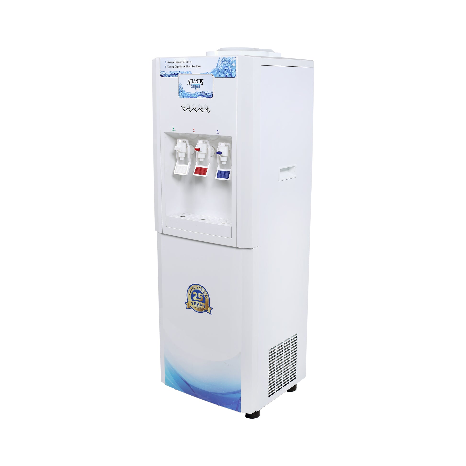 ATLANTIS SUPER (Normal, Hot & Cold) Floor Standing Water Dispenser with RO Compatible (Available Space for RO Setup)