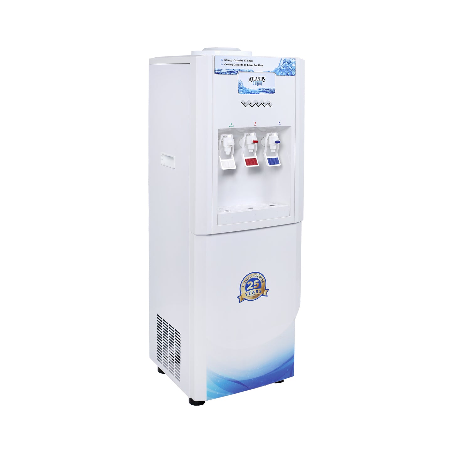 ATLANTIS SUPER (Normal, Hot & Cold) Floor Standing Water Dispenser with RO Compatible (Available Space for RO Setup)