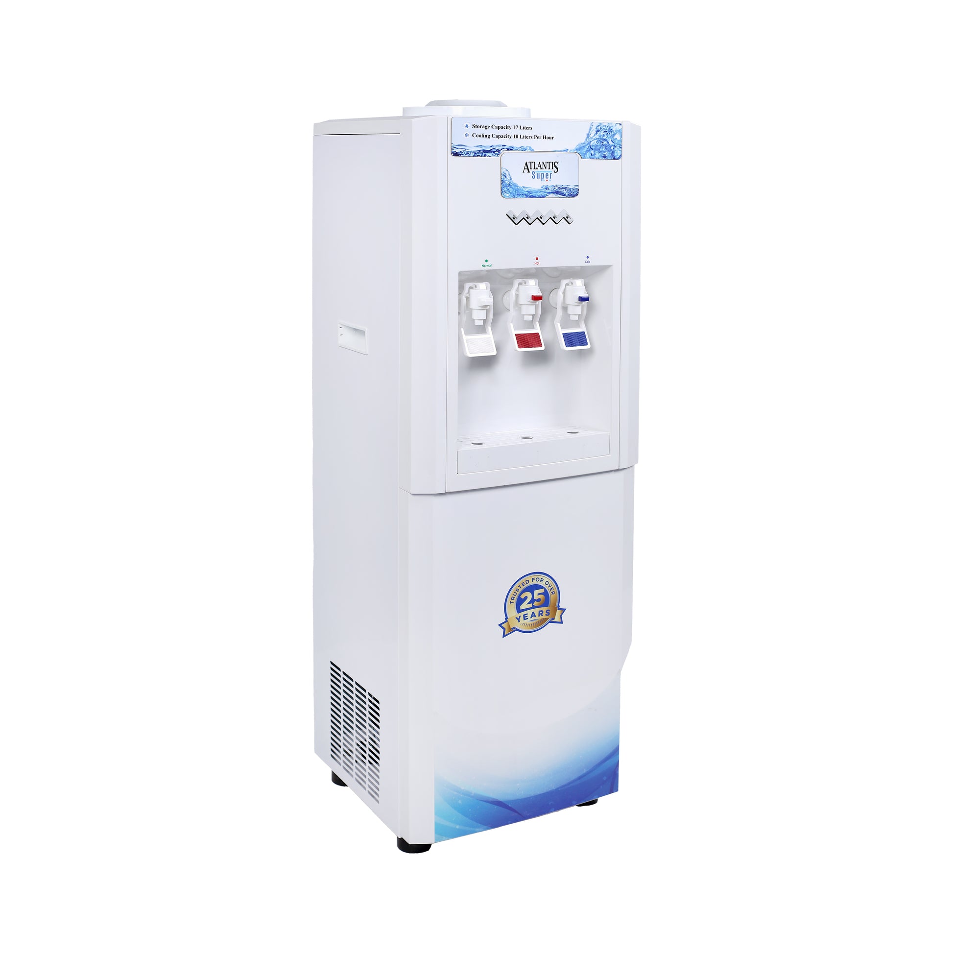 ATLANTIS SUPER (Normal, Hot & Cold) Floor Standing Water Dispenser with RO Compatible (Available Space for RO Setup)
