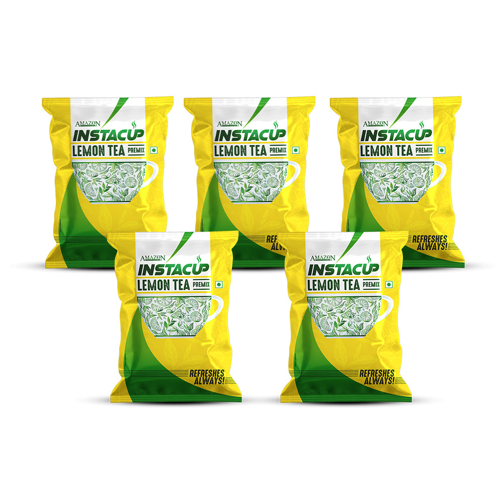 AMAZON Instacup Lemon Tea Premix – Refreshing & Tangy | Instant Hot Drink for Vending Machines – Just Add Water