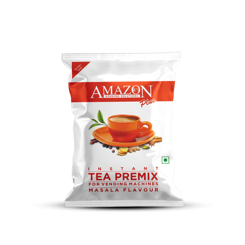 AMAZON Plus Masala 3-in-1 Tea Premix Powder 1KG for Vending Machine | No Milk, Sugar Required