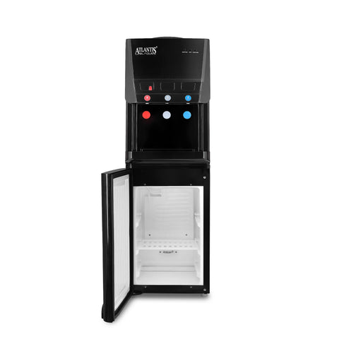 ATLANTIS BLAQUE | 18L Cooling Cabinet | Smart Push Buttons | Hot, Normal & Cold Water | 2.5L/hour Cooling Capacity | 1 Year Warranty | Top Loading