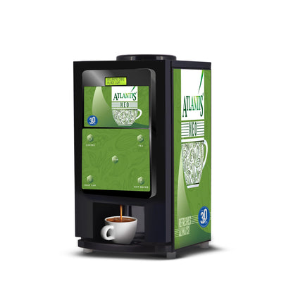 ATLANTIS NEO 2-Lane Tea and Coffee Vending Machine - Dedicated Hot Water