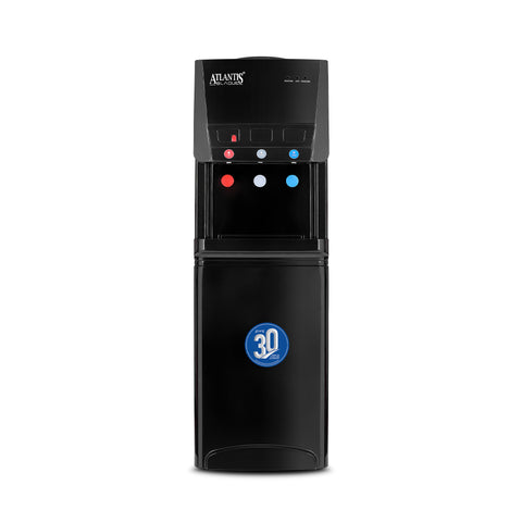 ATLANTIS BLAQUE | Smart Push Buttons | Hot, Normal & Cold Water | 3L/hour Cooling Capacity | 1 Year Warranty | Child Safety Lock | Top Loading