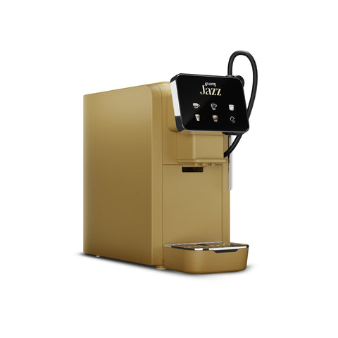 ATLANTIS JAZZ Coffee Capsule Machine | Integrated Milk Dispensing | One-Touch Cappuccino, Latte, Espresso & Americano | Nespresso Compatible | Home & Office | Smart Touch Control | Auto Clean