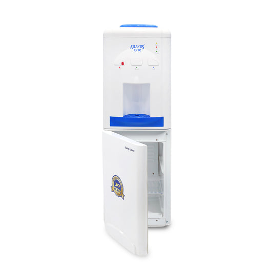 ATLANTIS ONE (Hot, Normal & Cold) Water Dispenser with Cooling Cabinet (Small Fridge)-3 Taps