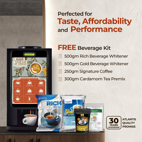 ATLANTIS SPECIAL SELECT Hot Beverage Dispensing Machine With 7 Options Hot Beverage| Optional Hot Water