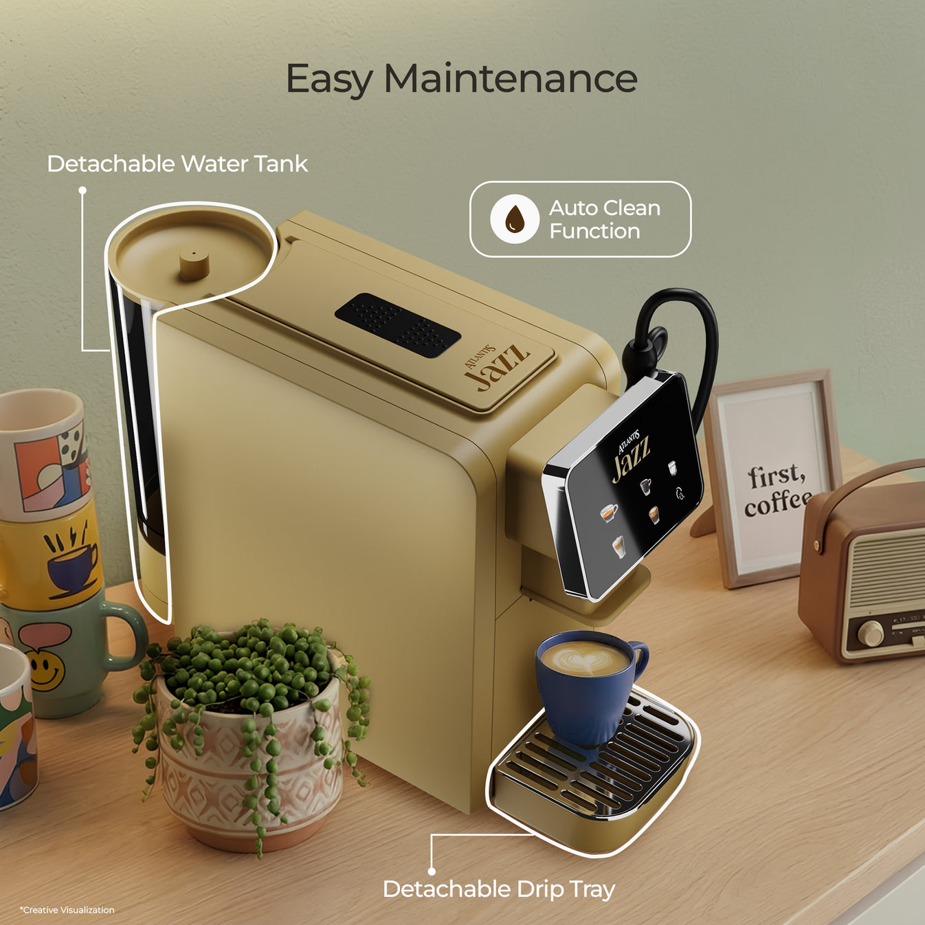 ATLANTIS JAZZ COFFEE CAPSULE MACHINE view 5