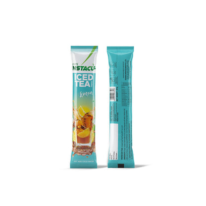 ATLANTIS Instacup Lemon Iced Tea Premix Single Serve Sachets | Natural Lemon Flavor | Travel-Friendly | FSSAI Registered | Quick Prep | Pack of 15