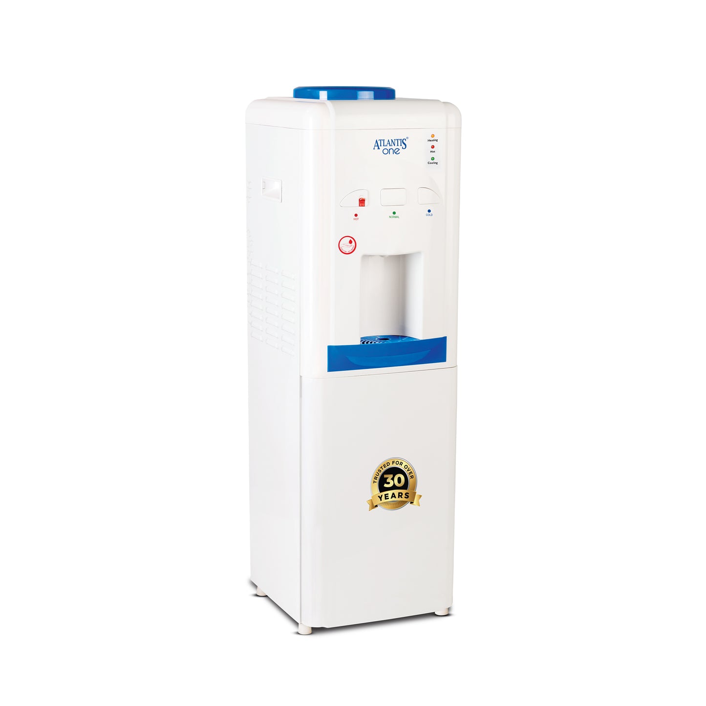 ATLANTIS ONE | Unique Single Outlet Design | Smart Push Buttons | Hot, Normal & Cold Water | 3L/Hour Cooling Capacity | 1 Year Warranty | Child Lock