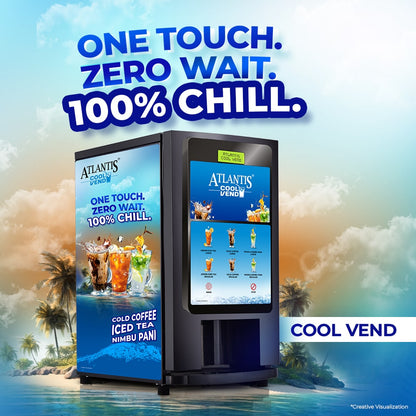 ATLANTIS COOL Vend - One Touch, Zero Wait, 100% Chill
