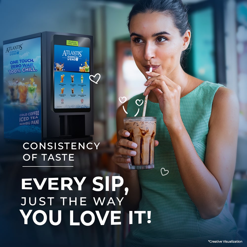 ATLANTIS COOL Vend - One Touch, Zero Wait, 100% Chill