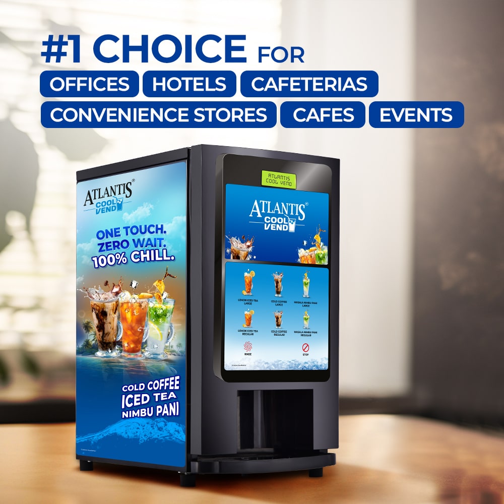 ATLANTIS COOL Vend - One Touch, Zero Wait, 100% Chill