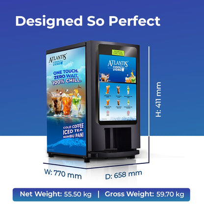 ATLANTIS COOL Vend - One Touch, Zero Wait, 100% Chill