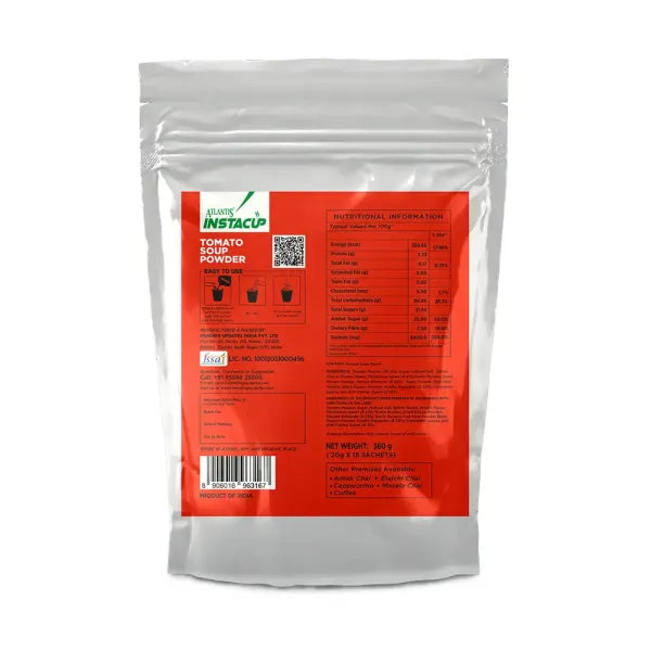 ATLANTIS INSTACUP Tomato Soup Premix Sachets Pack Power