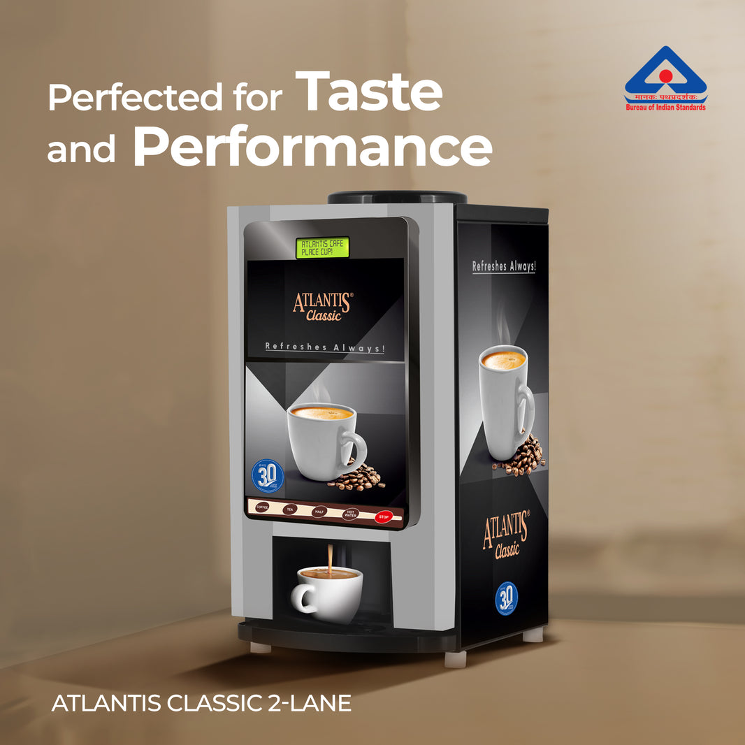 Best 2-lane Coffee Vending Machine for Offices | Commercial Use