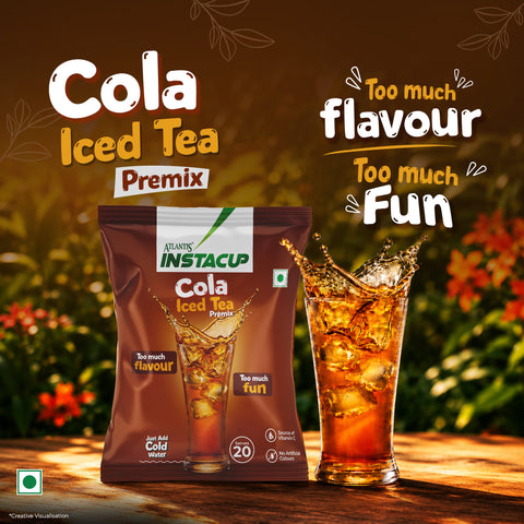Atlantis Instacup Cola Iced Tea Premix | Too much Flavour Too much Fun| 400g Pack