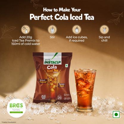 Atlantis Instacup Cola Iced Tea Premix | Too much Flavour Too much Fun| 400g Pack