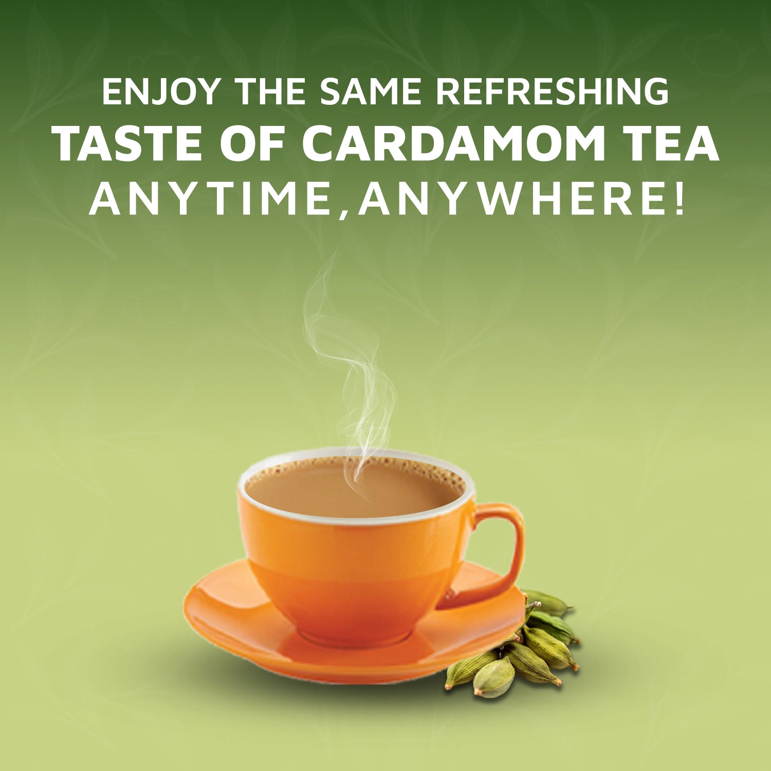 AMAZON 3-in-1 Cardamom Tea Premix 25 Sachets X 14 Grams Pouch