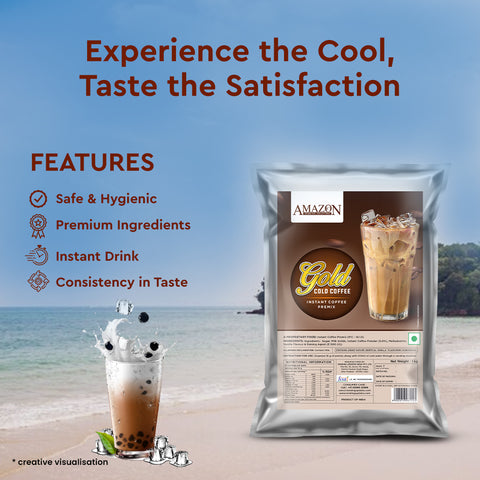 AMAZON Gold Cold Coffee Premix Powder