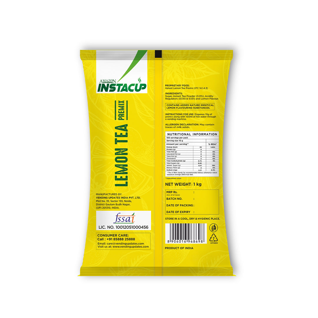 AMAZON Instacup Lemon Tea Powder Premix for Vending Machine