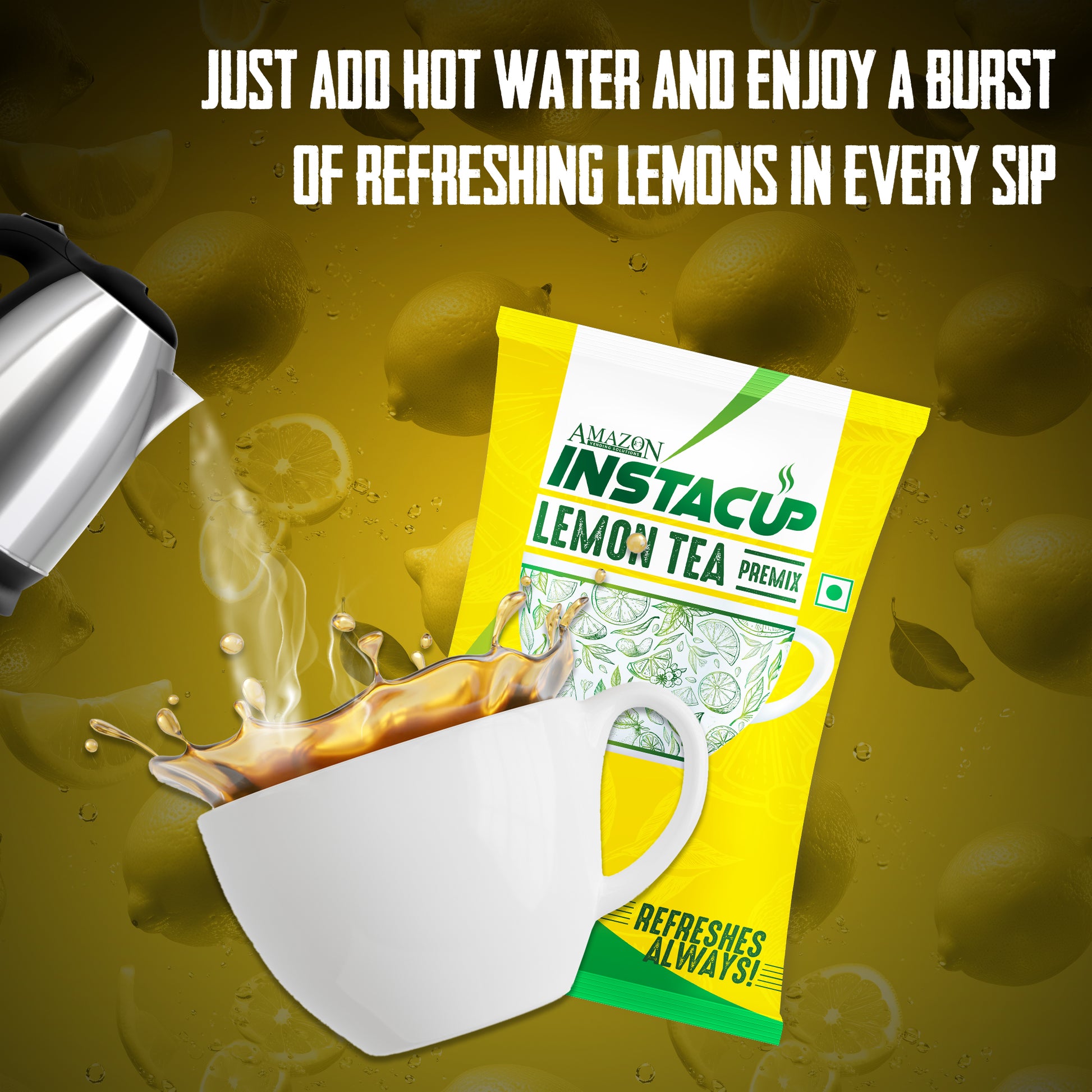AMAZON Instacup Lemon Tea Powder Premix for Vending Machine