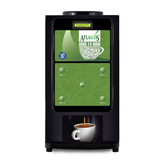 ATLANTIS NEO 4-Lane Tea and Coffee Vending Machines - Dedicated Hot Water