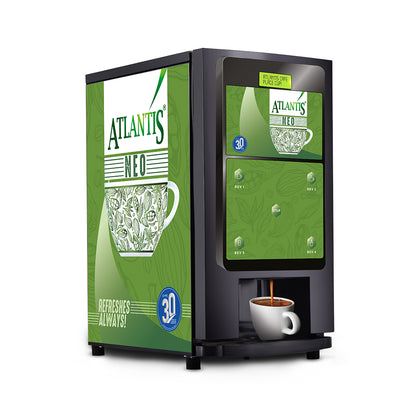 ATLANTIS NEO 4-Lane Tea and Coffee Vending Machines - Dedicated Hot Water