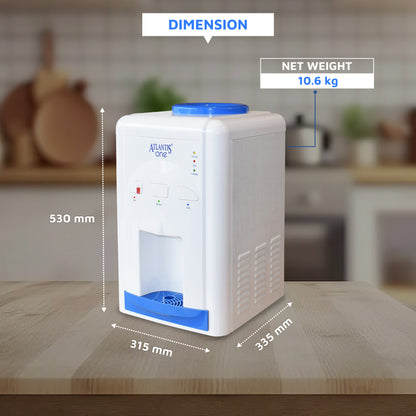 ATLANTIS ONE (Hot, Normal & Cold) Table Top Water Dispenser