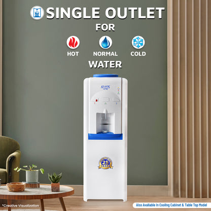 ATLANTIS ONE Floor Standing Water Dispenser | Hot, Normal & Cold- 3 Taps