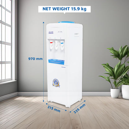 ATLANTIS SKY (Hot, Normal & Cold) Floor Standing Water Dispenser | Cooling Cabinet-3 Taps