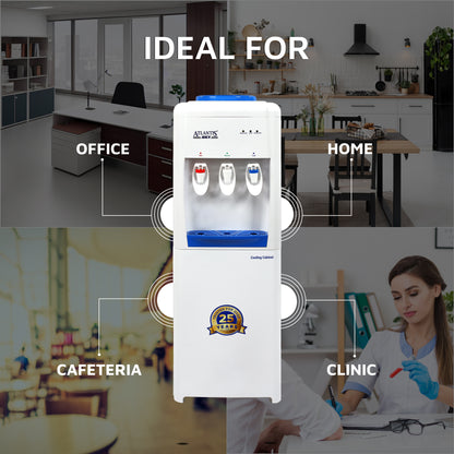 ATLANTIS SKY (Hot, Normal & Cold) Floor Standing Water Dispenser | Cooling Cabinet-3 Taps