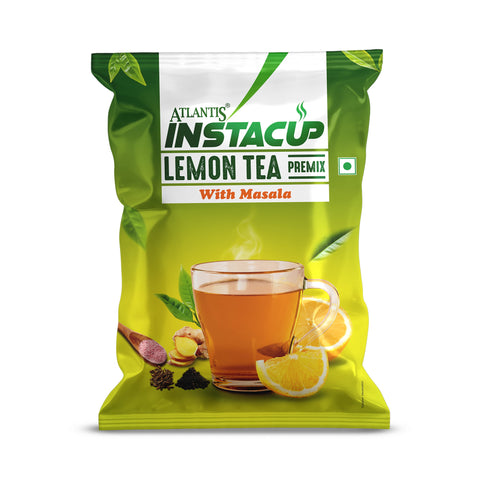 Atlantis Lemon Masala Tea Premix – Tangy & Spicy Blend for Vending Machines | Just Add Hot Water for Instant Refreshment