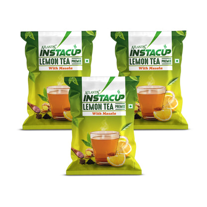 Atlantis Lemon Masala Tea Premix – Tangy & Spicy Blend for Vending Machines | Just Add Hot Water for Instant Refreshment