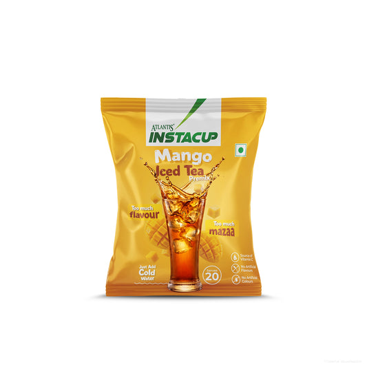 Atlantis Instacup Mango Iced Tea Premix | Mazaa Flavour | 400g Pack