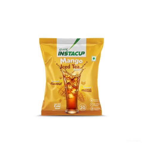Atlantis Instacup Mango Iced Tea Premix | Mazaa Flavour | 400g Pack