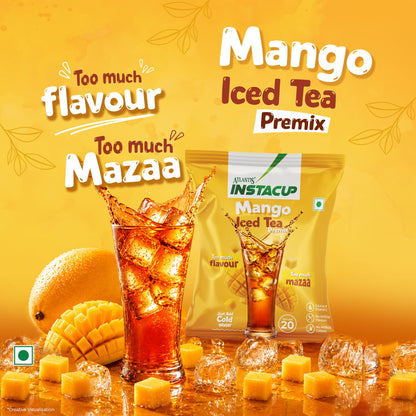 Atlantis Instacup Mango Iced Tea Premix | Mazaa Flavour | 400g Pack