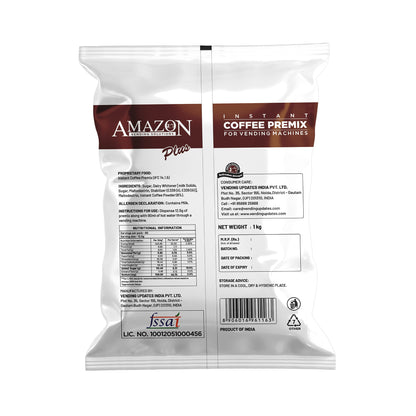 AMAZON Plus 3-in-1 Coffee Premix Powder – Instant Coffee Solution for Vending Machines | Quick to Serve, Easy to Enjoy