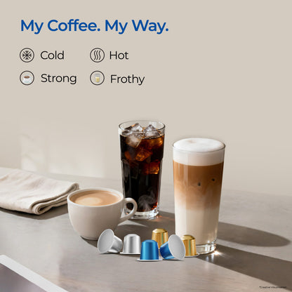 Atlantis Coffee Capsules Assorted Pack | 18 capsules | 3 Blends | Intensity 8 | Intensity 9 | Intensity 10 | Nespresso® Original Line Compatible | Profile Roasted Coffee