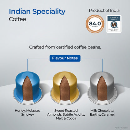Atlantis Coffee Capsules Assorted Pack | 18 capsules | 3 Blends | Intensity 8 | Intensity 9 | Intensity 10 | Nespresso® Original Line Compatible | Profile Roasted Coffee
